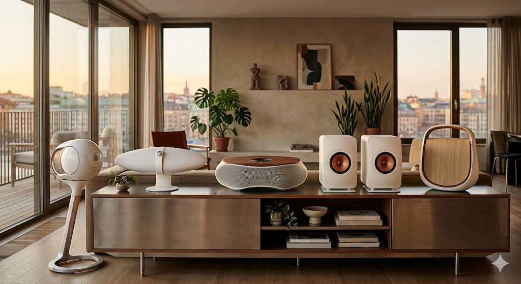 Sonido se encuentra con diseño: 5 altavoces premium de primera clase